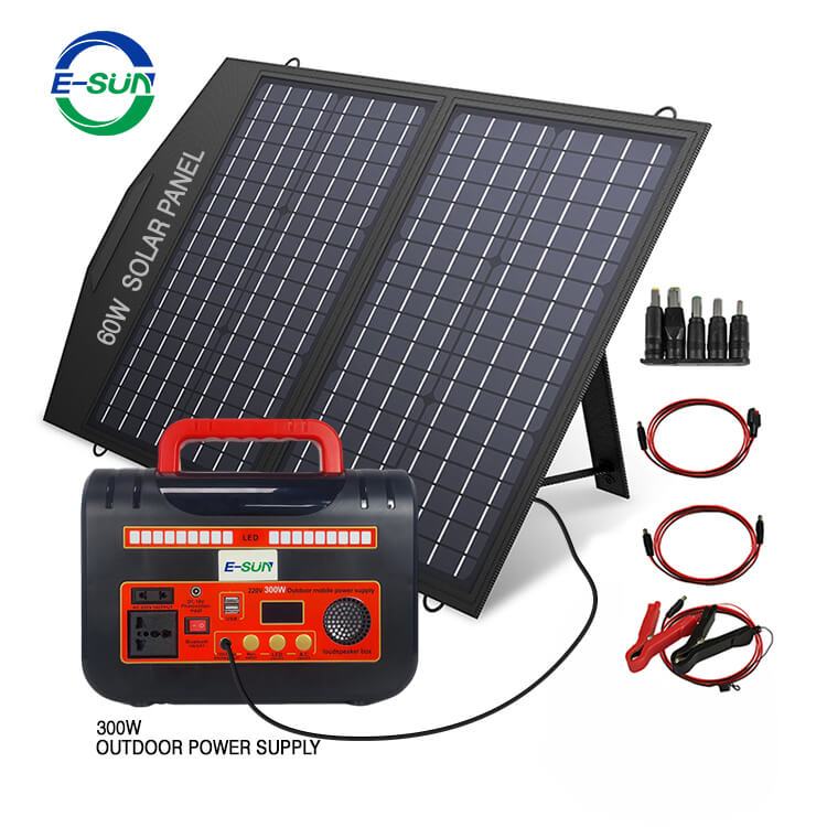 300W Outdoor Portable Solar Generator